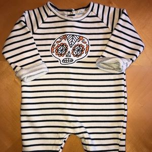 Unisex Sugar Skull Romper